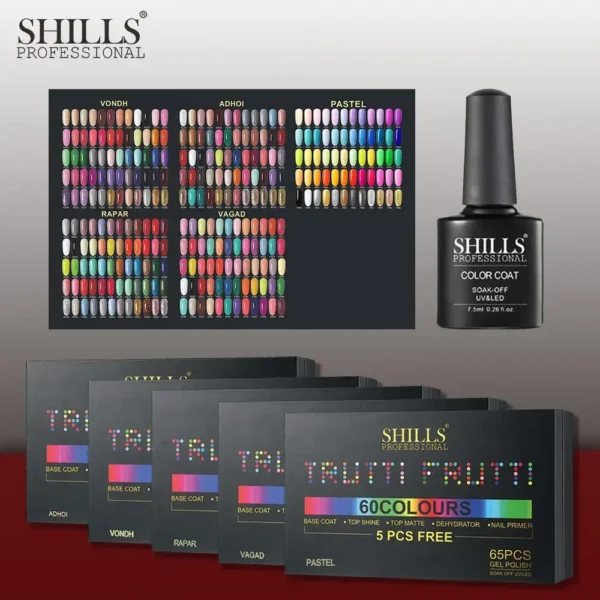 Shills Professional Gel Polish Kit 65 Pcs