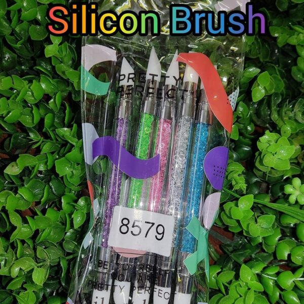 Nail Silicon Brush set