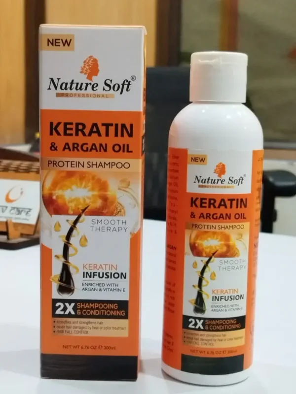 Nature Soft Keratin & Argan Oil Protein Shampoo