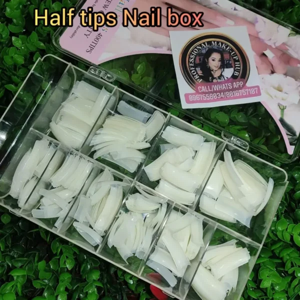 Trendy Look Half Tips With Box