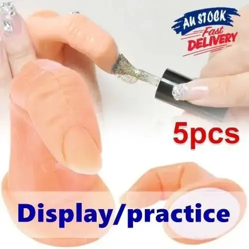 Model Display hand training manicure nail art fake practice finger stand