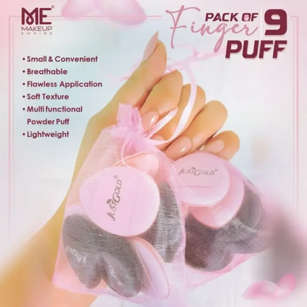 Just Gold Finger Puf 9 Pc