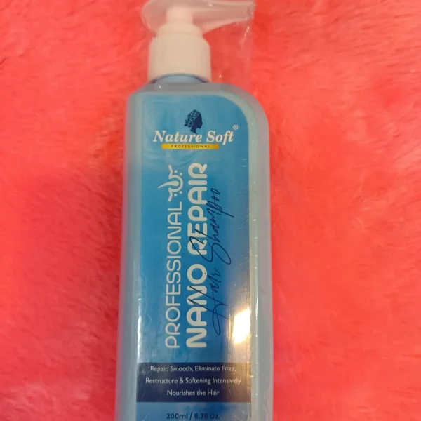 Nature soft professional nano repair hair shampoo