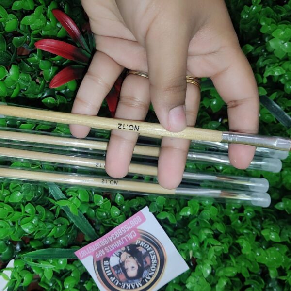 Acrylic Brush Single Wooden Style (12 No)