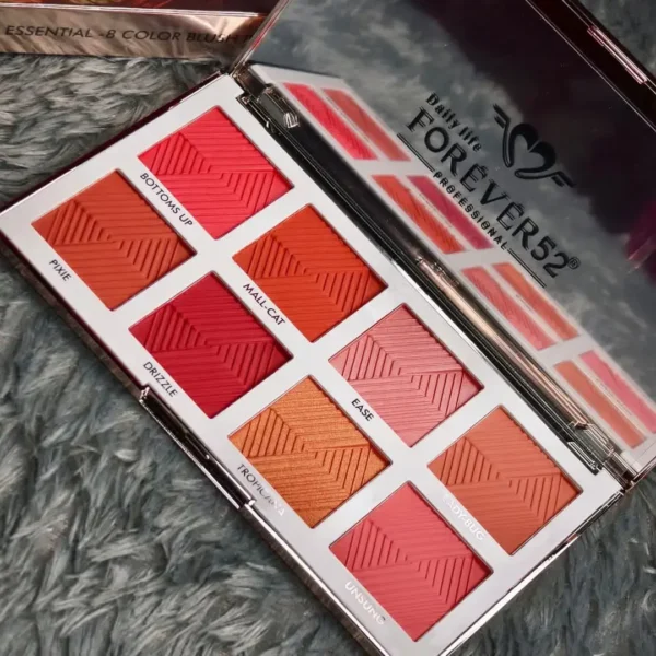 Forever52 Back stage Essential: 8-Color Blush Palette Backstage