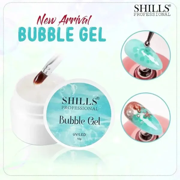 Shills Professional Nail Art 3D Uv Led Bubble Nail Gel