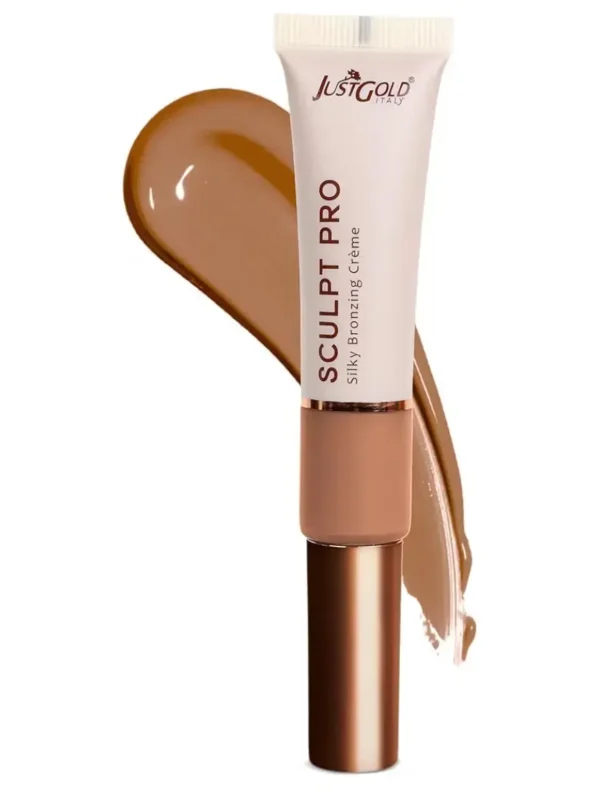 Justgold Sculpt Pro Silky Bronzing Creme Contour Suitabe for All Skin Types Full Coverage and Waterproof