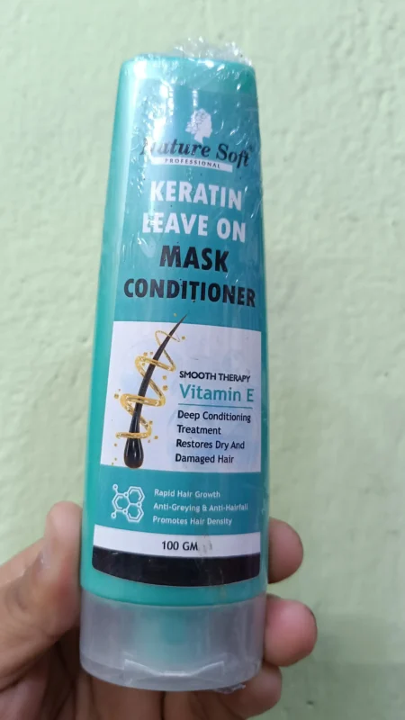 Nature Soft Keratin Leave on hair mask Conditioner