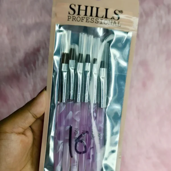 Shills Professional Gel Brush Set 6 Pcs
