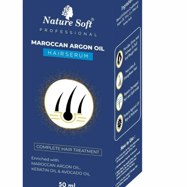 Nature Soft Moroccan Argan Oil Hair Serum